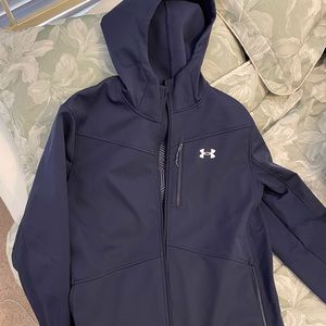 NEW Under Armour Blue Cold Gear Infrared Sheild Jacket. Men’s Size Large